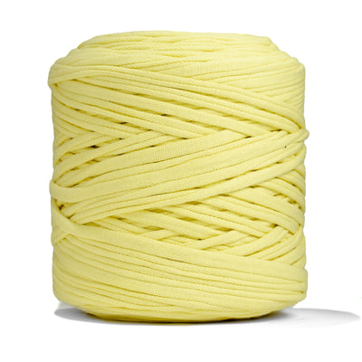 Recycled T-Shirt Fabric Yarn - Yellow Color - Prismatic Fiber Arts