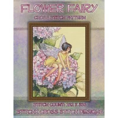Flower Fairy Cross Stitch Pattern