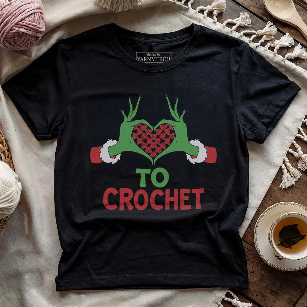 Yarnville Heart T-shirt - Prismatic Fiber Arts