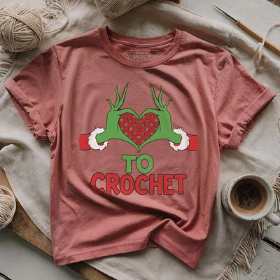 Yarnville Heart T-shirt - Prismatic Fiber Arts