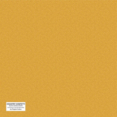 Yellow Sun's Going Down Cotton 44"/45" Fabric Per Yard - Prismatic Fiber Arts
