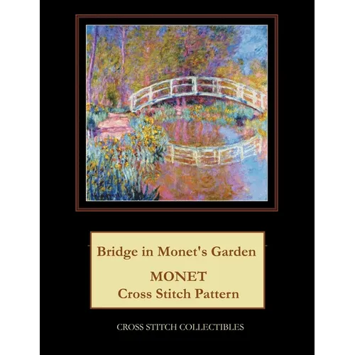 Bridge in Monet's Garden: Monet cross stitch pattern