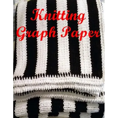 Knitting Graph Paper: Letter Format 8.5"x11"