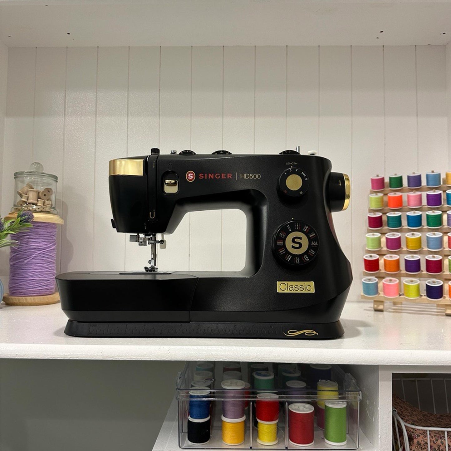 SINGER® HD500 Classic Black Sewing Machine - Prismatic Fiber Arts