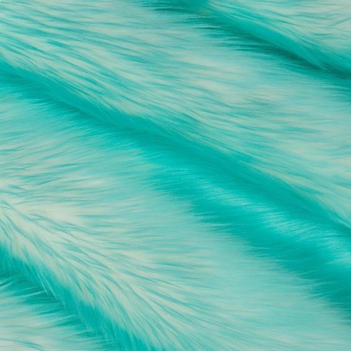 Snow Luxury Two Tone Shaggy Faux Fur Fabric - Prismatic Fiber Arts