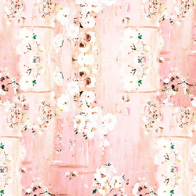 Ballet Pink Flowers Paris Luck 43"/44" Fabric Per Yard - Prismatic Fiber Arts