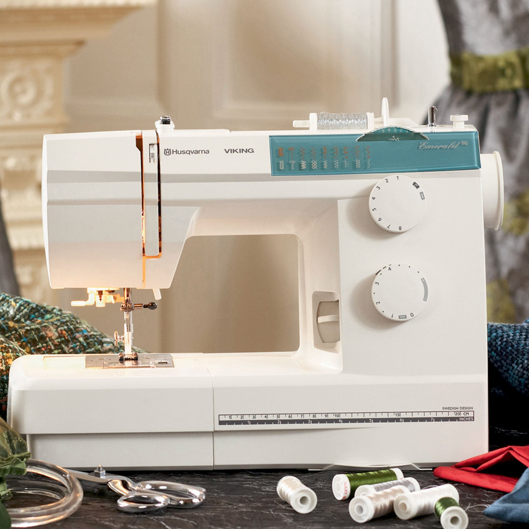 HUSQVARNA® VIKING® EMERALD™ 116 Sewing Machine - Prismatic Fiber Arts