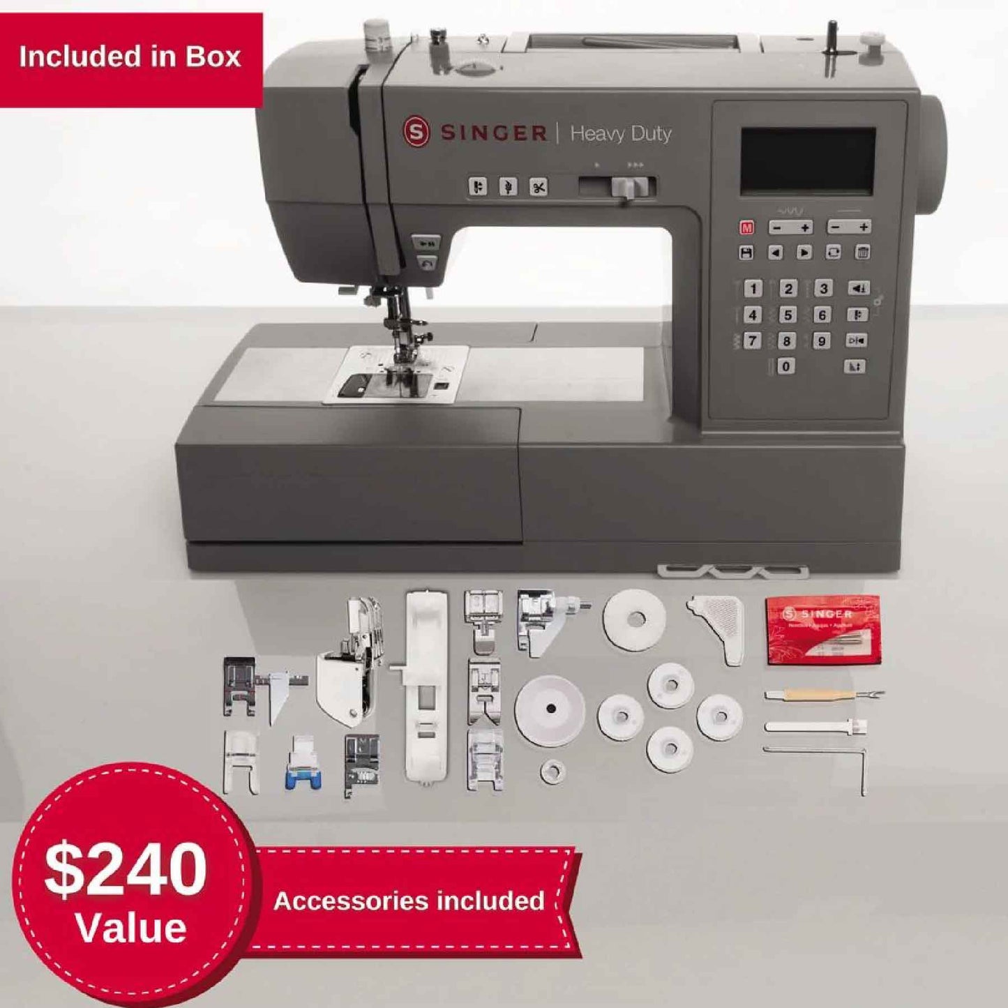 SINGER® Heavy Duty 6800C Sewing Machine - Prismatic Fiber Arts