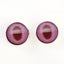 Albino Rabbit Sew-On Button Glass Eyes - Prismatic Fiber Arts