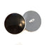 All Black Horror Sew-On Button Glass Eyes - Prismatic Fiber Arts