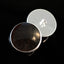 All Black Horror Sew-On Button Glass Eyes - Prismatic Fiber Arts
