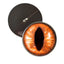 Amber Cat Sew-On Button Glass Eyes - Prismatic Fiber Arts
