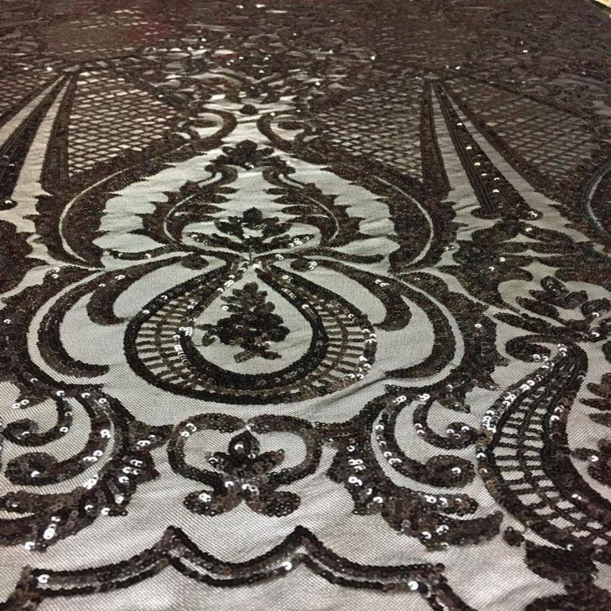 Chantal Deluxe Stretch Sequins Fabric - Prismatic Fiber Arts