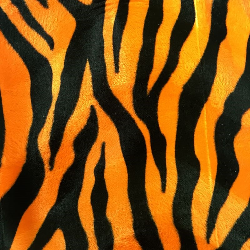 Big Zebra Print Velboa Faux Fur Fabric - Prismatic Fiber Arts