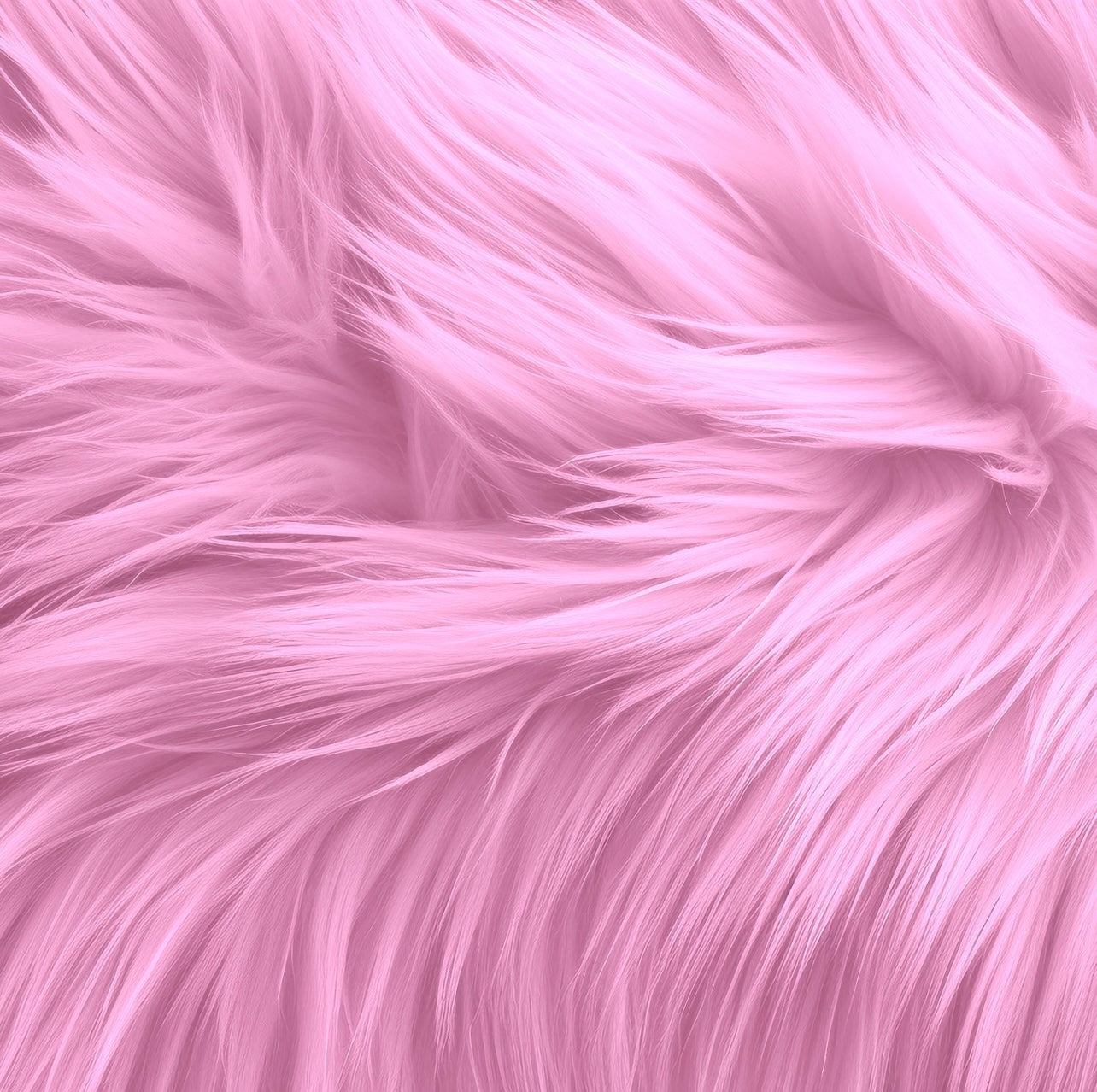 Round Shaggy Faux Fur Fabric - 60 inches Diameter - Circular Fluffy Faux Fur for Home Decor - Prismatic Fiber Arts