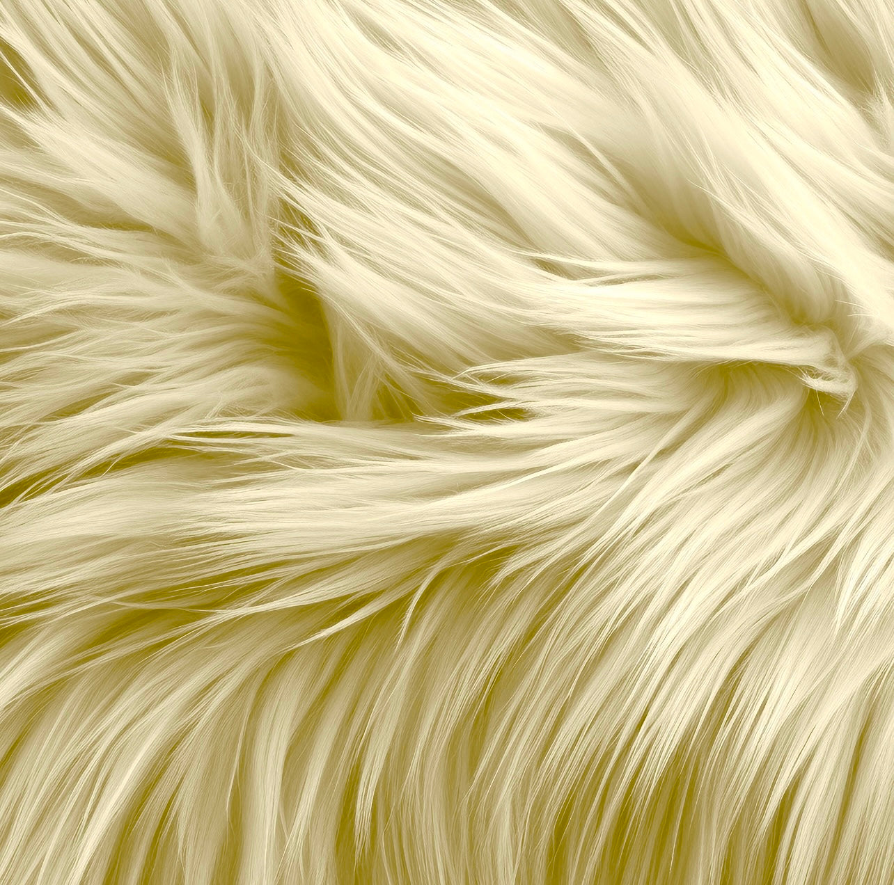 Round Shaggy Faux Fur Fabric - 36 Inches Diameter - Circular Fluffy Faux Fur for Home Decor - Prismatic Fiber Arts