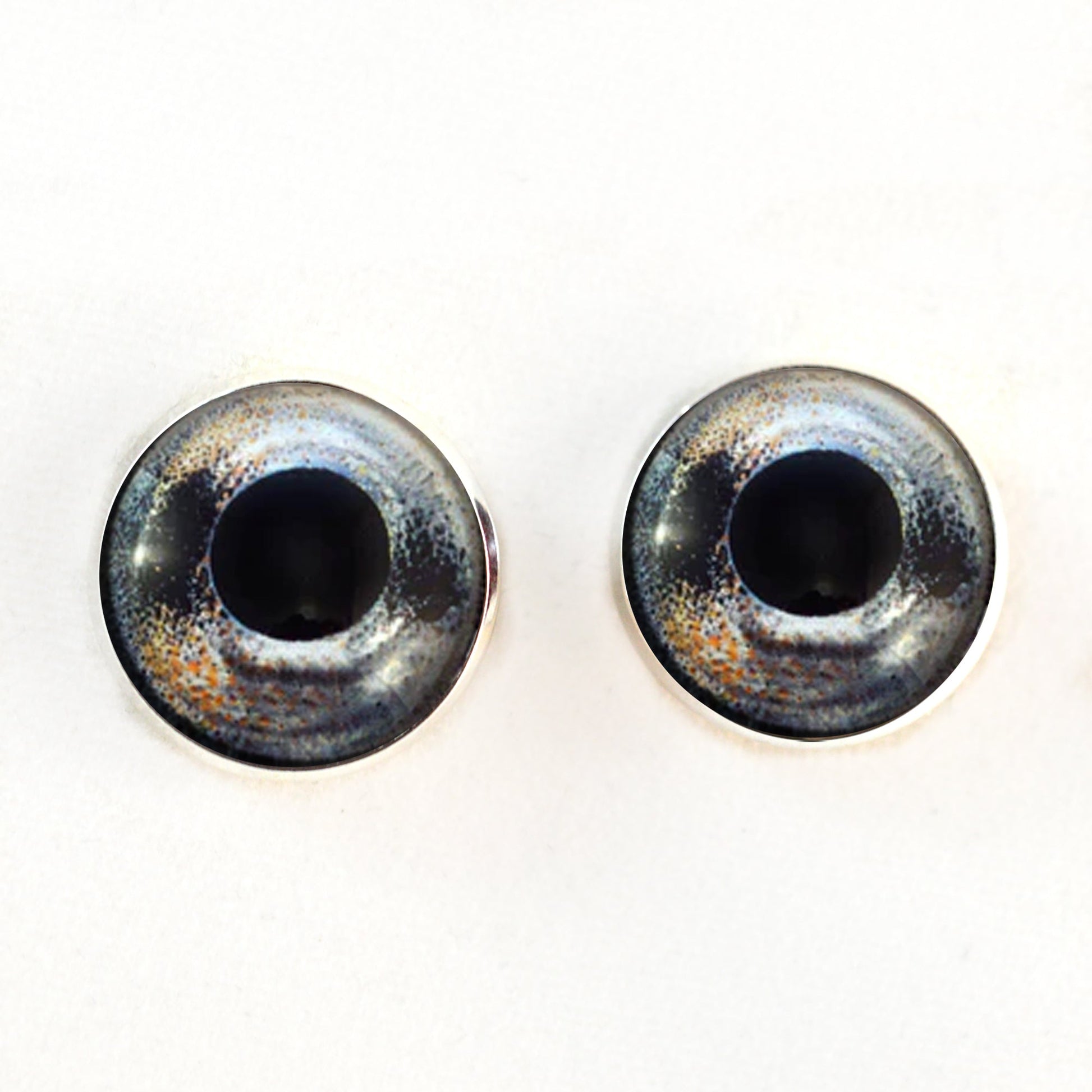 Barbus Fish Inspired Sew-On Button Glass Eyes - Prismatic Fiber Arts