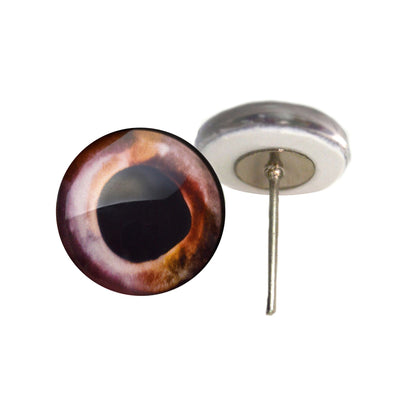 Barracuda Realistic Salmon Inspired Glass Eyes on Wire Pin Posts