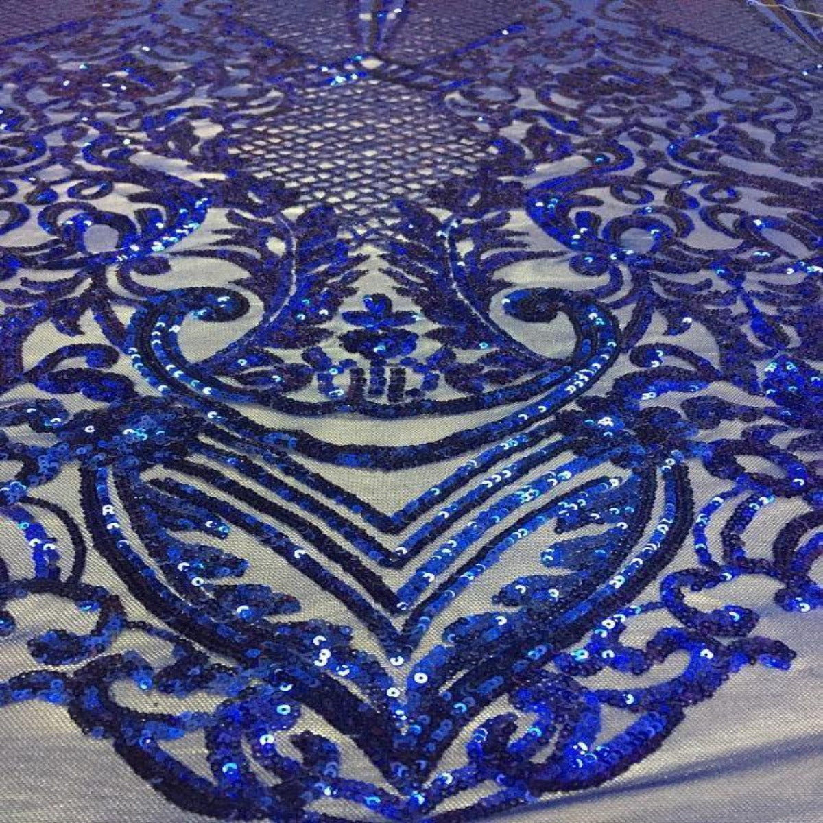 Chantal Deluxe Stretch Sequins Fabric - Prismatic Fiber Arts