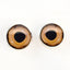 Beige Fish Sew-On Button Glass Eyes - Prismatic Fiber Arts