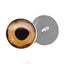 Beige Fish Sew-On Button Glass Eyes - Prismatic Fiber Arts