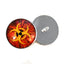 Biohazard Sew-On Button Glass Eyes - Prismatic Fiber Arts