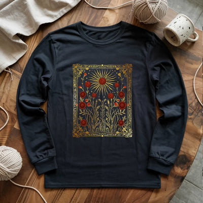 Energy Of Yarn Long Sleeve T-shirt - Prismatic Fiber Arts