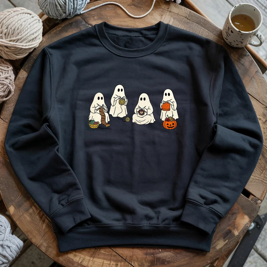 Ghost Stitchers Society Sweatshirt - Prismatic Fiber Arts