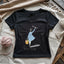 Gone Knitting Lady V-neck - Prismatic Fiber Arts