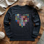 Granny Squares Heart Long Sleeve T-shirt - Prismatic Fiber Arts