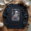 Skeleton Crocheter Tarot Long Sleeve T-shirt - Prismatic Fiber Arts