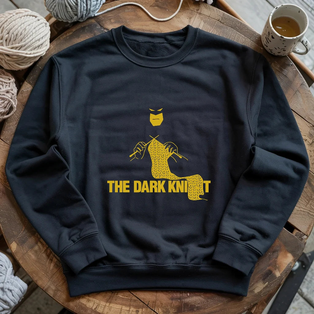 The Dark Knit Sweatshirt - Prismatic Fiber Arts