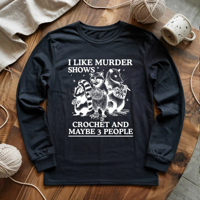 Weird hobbies Long Sleeve T-shirt - Prismatic Fiber Arts