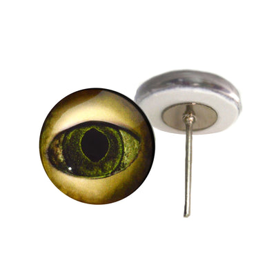 Black Lagoon Creature Glass Eyes on Wire Pin Posts