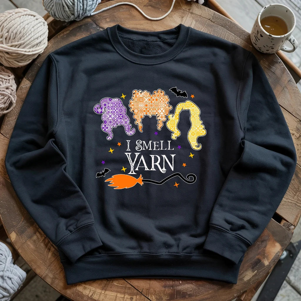 I Smell Yarn Sweatshirt - Prismatic Fiber Arts