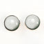 Blank Zombie White Sew-On Button Glass Eyes - Prismatic Fiber Arts