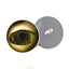 Black Lagoon Creature Sew-On Button Glass Eyes - Prismatic Fiber Arts