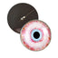 Bloodshot Zombie Sew-On Button Glass Eyes - Prismatic Fiber Arts