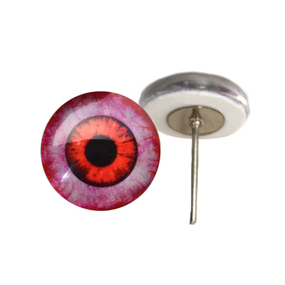 Bloody Zombie Glass Eyes on Wire Pin Posts