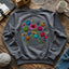 Blooming Yarn Sweatshirt - Prismatic Fiber Arts