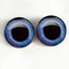Blue Bunny Rabbit Hare Sew-On Button Glass Eyes - Prismatic Fiber Arts