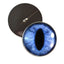 Blue Cat Dragon Sew-On Button Glass Eyes - Prismatic Fiber Arts