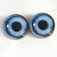 Blue Dog Sew-On Button Glass Eyes - Prismatic Fiber Arts