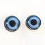 Blue Dog Sew-On Button Glass Eyes - Prismatic Fiber Arts