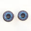 Blue Fuzzy Furry Monster Sew-On Button Glass Eyes - Prismatic Fiber Arts