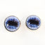 Blue Horse Sew-On Button Glass Eyes - Prismatic Fiber Arts