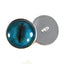 Blue Koala inspired Sew-On Button Glass Eyes - Prismatic Fiber Arts