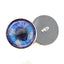 Blue Odin Viking Sew-On Button Glass Eyes - Prismatic Fiber Arts