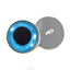 Blue Snow Owl Sew-On Button Glass Eyes - Prismatic Fiber Arts