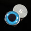 Blue Snow Owl Sew-On Button Glass Eyes - Prismatic Fiber Arts